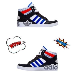 Hard Court High Adidas, size 5.5Y, 7women ☄️☄️☄️🔵🔷💙💠🧞‍♀️🧞🧞‍♂️💠💙🔷☄️☄️☄️